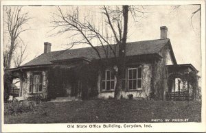 Postcard Old State Office Building in Corydon, Indiana