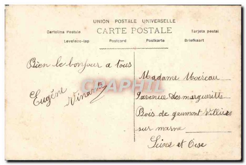 Postcard Fancy Old Man