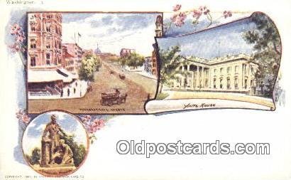By American Souvenir Card Co. 1897 Washington Patriographics Unused yellowing...