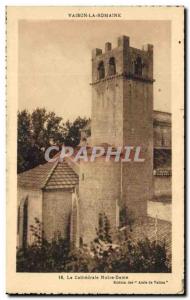 Old Postcard Vaison La Romaine La Cathedrale Notre Dame