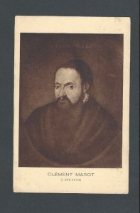 Post Card Clement Marot French Poet 1495-1544