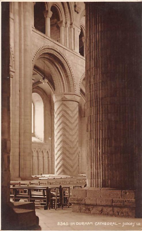 England Interior Of Durham Cathedral Judges Ltd Hippostcard
