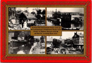 Historical Scenes, Williamsport PA Modern Reprints Postcard Q78