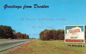 AL, Decatur, Alabama, Welcome Sign On US 31, Scenic South Card Pub No 99319