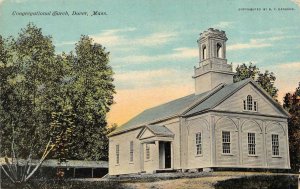 DOVER, Massachusetts MA   CONGREGATIONAL CHURCH  Norfolk Co  ca1910's Postcard