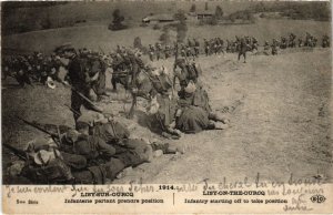 CPA Lizy sur Ourcq Infanterie partant prendre position (1269816)