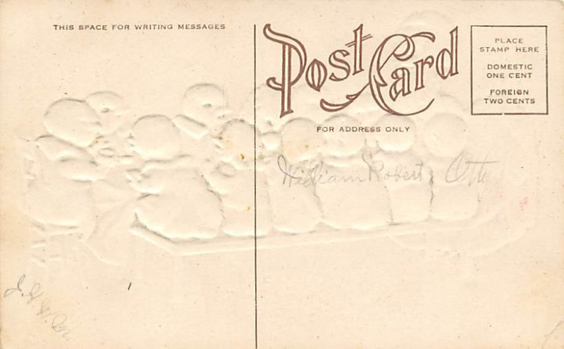 Joyful Easter Chicken Unused wear left bottom corner