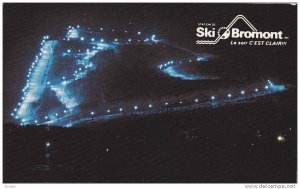 Night View, More Snow!! More Lights!!, Ski Bromont, Montreal, Quebec, Canada,...
