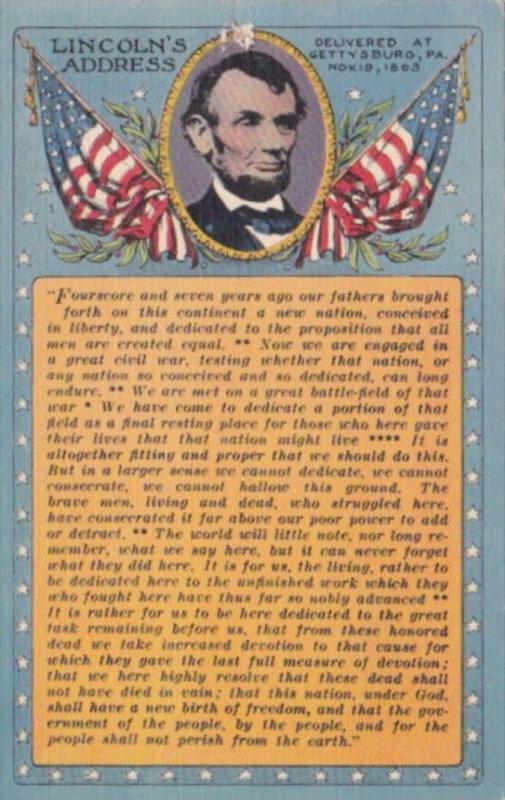 Abraham Lincoln's Gettysburg Address