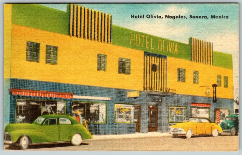 Hotel Olivia, Nogales, Sonora, Mexico - Postcard 