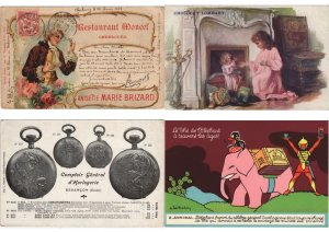 ADVERTISING 250 Vintage Postcards MOSTLY Pre-1940 with BETTER (L5226)