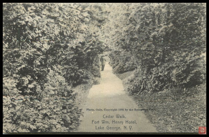 Cedar Walk, Fort Wm. Henry Hotel, Lake George, NY