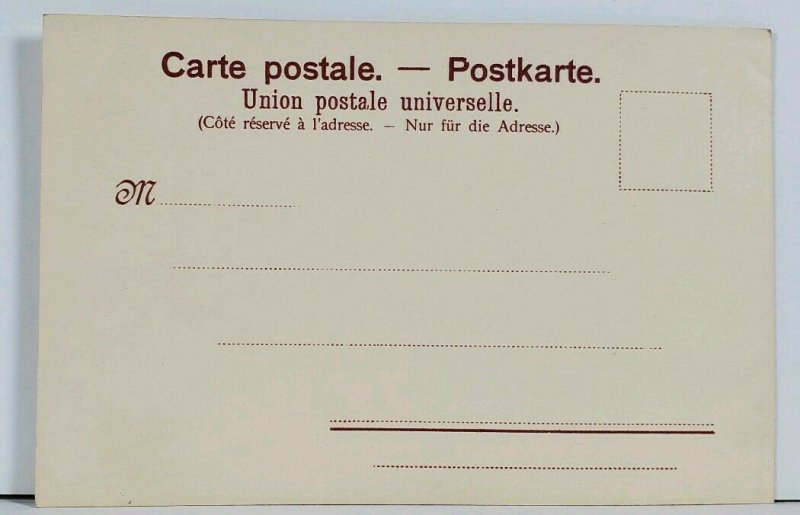 Suisse Staubbach c1900 Litho Postcard G14