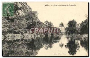 Old Postcard Clecy L Orne and Rocks Rochetalllis