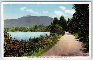 c1910s Chocorua, NH Mountains Lake Road PC Photo by Wm Hallworth Malden, MA A274