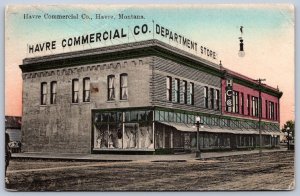 K46/ Havre Montana Postcard c1910 Commercial Company Store 181