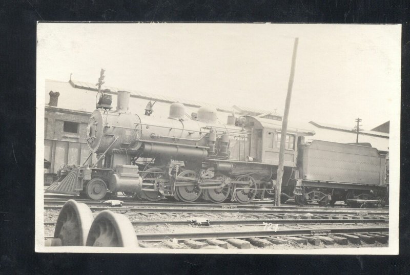 RPPC SOUTH RICHMOND VIRGINIA SOUTHERN 450 RAILROAD TRAIN REAL PHOTO POSTCARD