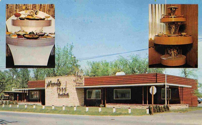 Sky Club Restaurant Highway 51 Stevens Point Wisconsin postcard