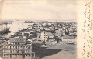 uk33395 vue general de port said real photo  egypt