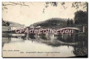 Postcard Old Bridge On Acquigny I'Eure