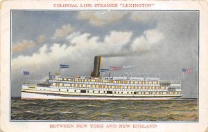 Lexington Steamship Ferry Boat Ship 