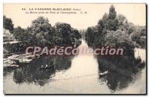 Postcard Old La Varenne St Hilaire La Marne jack Bridge Chennevieres