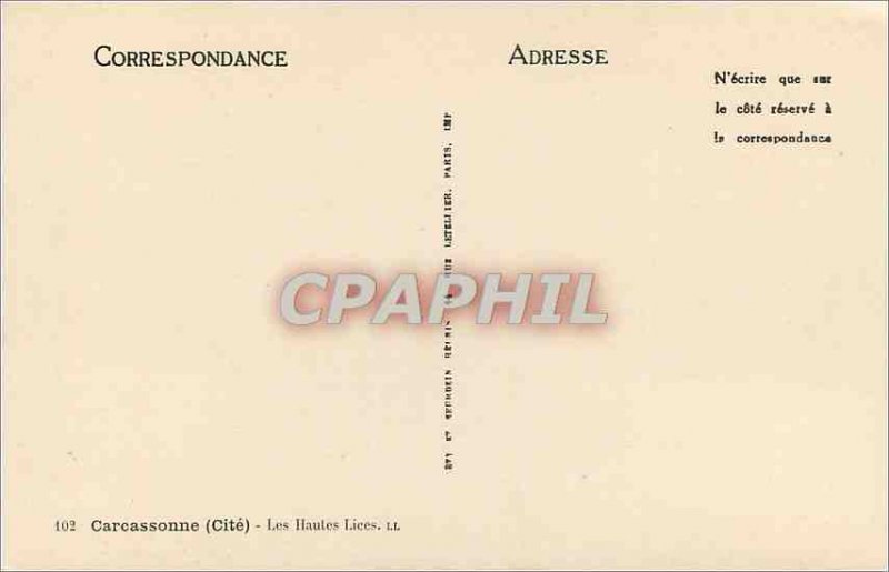 Postcard Modern Carcassonne (Cite) The High Strings