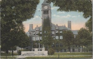 Postcard Hackley School Muskegon MI Michigan 1916