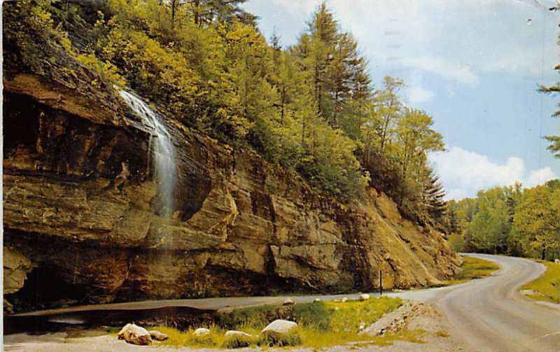 Bridal Veil Falls between Highlands and Franklin - Highlands, North Carolina NC