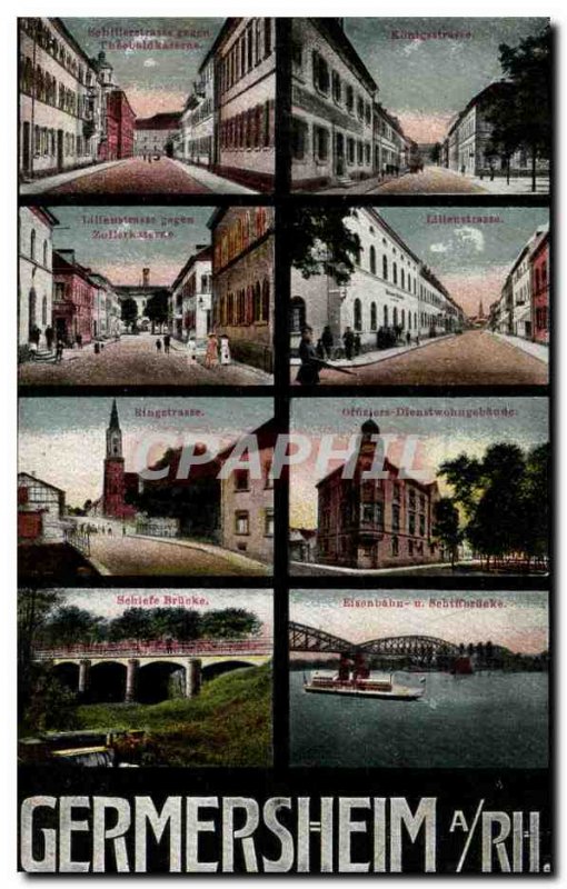 Germany - Deutschland - Germersheim - Souvenir Postcard Old
