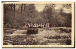 Old Postcard Monastery of St. Mary of the PlERRE that Vire Sault Trout