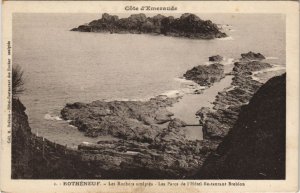 CPA Rotheneuf Les Rochers sculptes (1237244)
