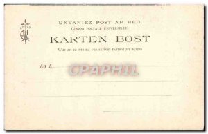 Old Postcard Guerande Appearance Moat and walled enclosure