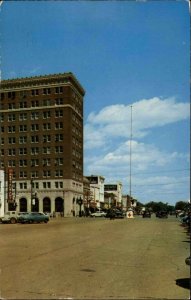 Tuscaloosa Alabama AL Broad Street Classic Cars Vintage Postcard