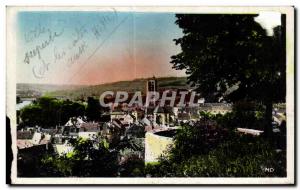 Old Postcard Chateau Thierry du Chateau View taken