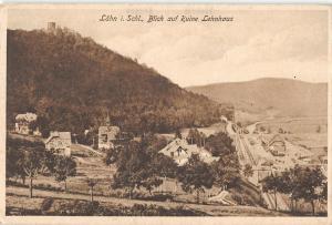 BG19159 lahn i schl blick auf ruine lehnhaus wlen poland