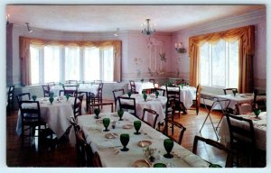 SPRINGFIELD, Vermont VT ~ Interior Dining Room THE HARTNESS HOUSE   Postcard