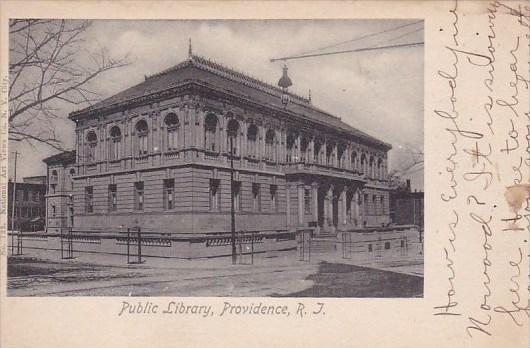 Rhode Island Providence Public Library 1904