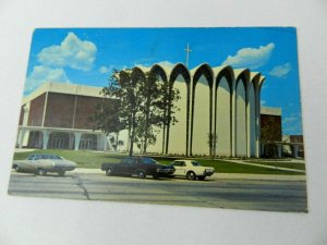 Vintage Postcard Bethany Oklahoma~Bethany Church of the Nazarene 1970s