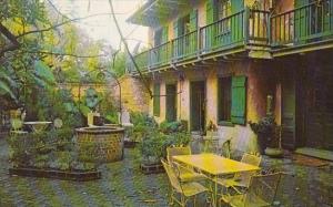 Courtyard Of Maison De Ville New Orleans Louisana