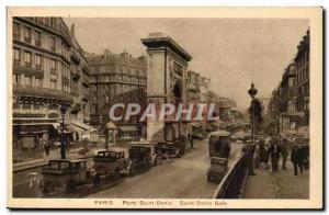 10 Paris - Porte Saint Denis - Automotive - Old Postcard