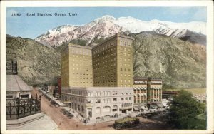 Ogden Utah UT Hotel Bigelow c1900s-20s Postcard