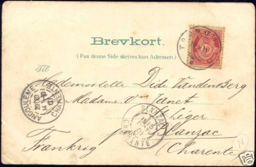 norway norge, TRONDHJEM TRONDHEIM, Multiview 1901 Stamp