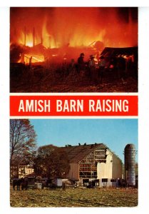 PA - Amish/Mennonite Culture. Amish Barn Raising