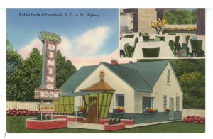 NC - Fayetteville. The Green Lantern Diner ca 1950's