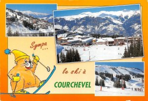 France, COURCHEVEL SKI RESORT  3 Vallees Skiing 1999 4X6 Continental Postcard