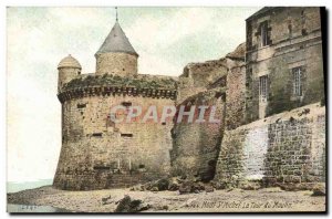 Postcard Old Chateau Mont St Michel The Mill Tour