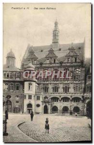 Old Postcard Frankfurt Das neue Rathaus