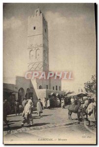 Old Postcard Kairouan Mosque