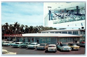 c1960 Edison Cafeteria Lamplighter Restaurant Lounge Fort Myers Florida Postcard